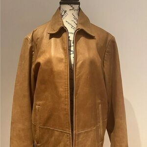 Banana Republic Leather Jacket men’s Small
